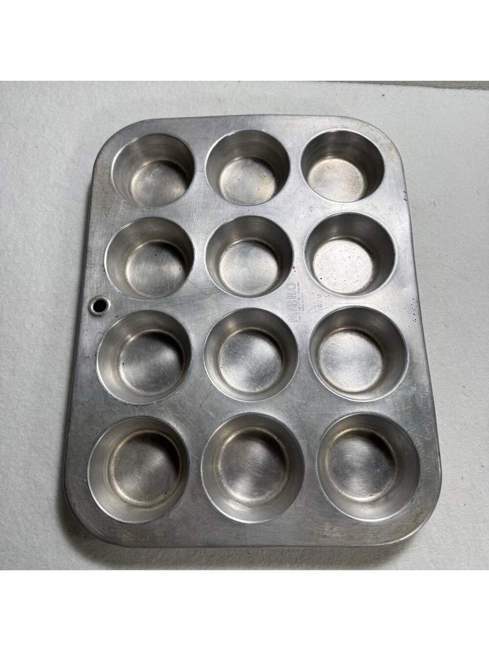 Vintage Aluminum Muffin Tin Lot Mirro TALA Chilton Mini Cupcake Popover Pans 5pc